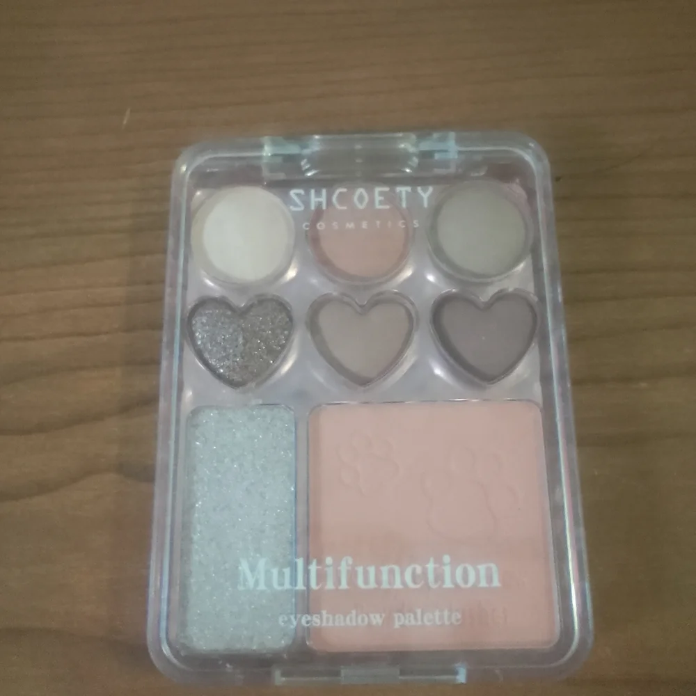 Neutral Pink & Gold Eyeshadow Palette - Brand: